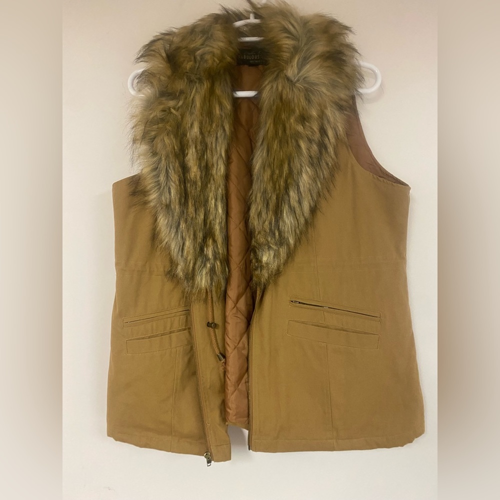 Faux Fur Vest by Fabulous Furs